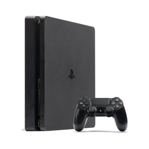جهاز سوني بلايستيشن 4 سليم سعة 1 تيرابايت (أسود) Sony PlayStation 4 Slim 1TB Gaming Console (Jet Black)