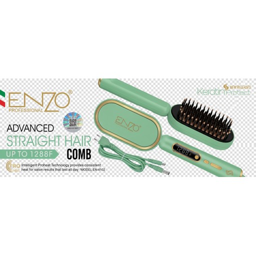 فرشاة  شعر من إنزو ENZO Professional Advanced Straight Hair Comb