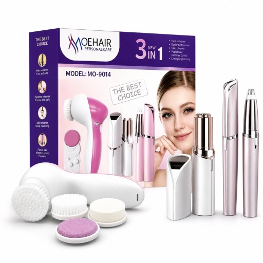 مجموعة العناية بالبشرة والوجه المتكاملة 3 في 1 من موهير MOEHAIR Pro Extreme 3-in-1 Skin Care & Beauty Set