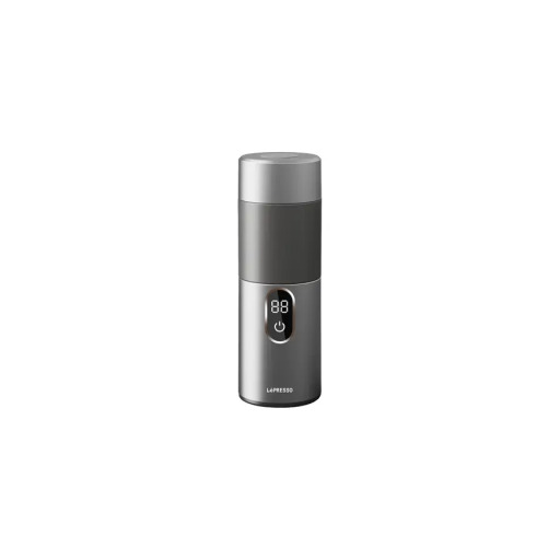 ماكينة موكا كهربائية ليبريسو موكا رايز بلمسة واحدة - فضي Lepresso MokaRise Electric Moka Maker with One-Touch Operation - Silver