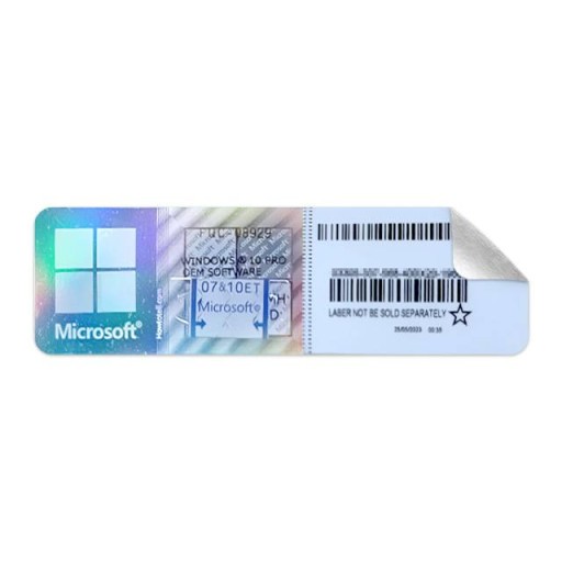 Microsoft Windows 10 & 11 Pro – مفتاح تفعيل أصلي (Sticker) Microsoft Windows 10 & 11 Pro Original License Key – Sticker