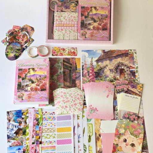 صندوق جورنال زهور الربيع Spring Flowers Journal Box