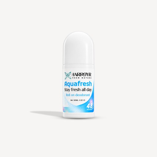 مزيل عرق رول برائحة باودرية Aquafresh Stay Fresh All Day Roll On Deodorant