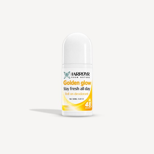 مزيل عرق رول برائحة زهرية Golden Glow Stay Fresh All Day Roll On Deodorant