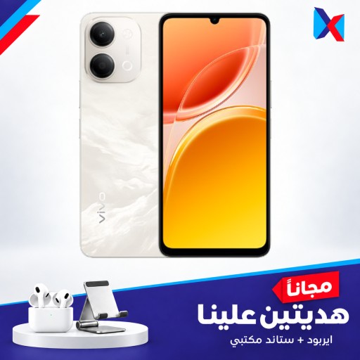 فيفو  Y11D ذاكرة 128\4 كيكا مع ستاند + ايربود هدية vivo Y11D -128\4 GB