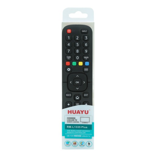 ريمونت بديل لتلفزيونات Hisense الذكية والعادية HUAYU RM-L1335 PLUS 2 HISENSE