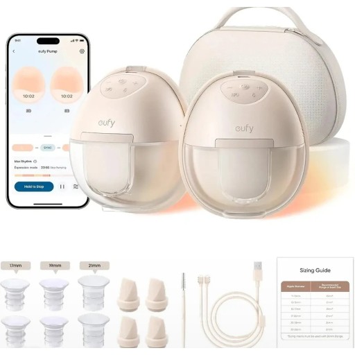 شفاط حليب يوفي eufy S1pro breast pump
