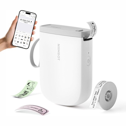 طابعة ليبلات حرارية لاسلكية NIIMBOT D11 300DPI Potable Label Maker Printer NIIMBOT D11 300DPI Potable Label Maker Printer