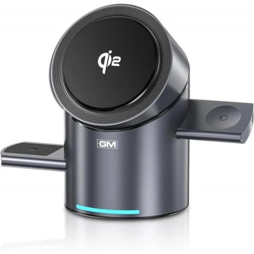 شاحن لاسلكي مغناطيسي فون بلانيت 3 في 1 Phone Planet PP-WC06 3-in-1 Magnetic Wireless Charger