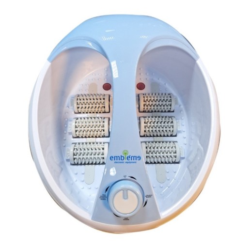 جهاز مساج القدمين – 7 لتر – 450 واط – 6 رولات امبليوم Foot Massager – 7 Liters – 450 Watts – 6 Rollers