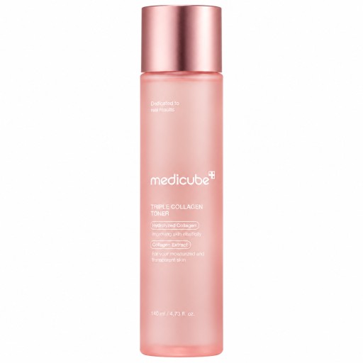 تونر ميديكيوب بالكولاجين الثلاثي لترطيب ومرونة البشرة – 140 مل Medicube Triple Collagen Toner – 140ml
