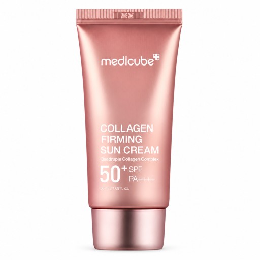 كريم ميديكيوب كولاجين لشد البشرة وواقي شمس SPF50+ PA++++ – 50 مل Medicube Collagen Firming Sun Cream SPF50+ PA++++ – 50ml
