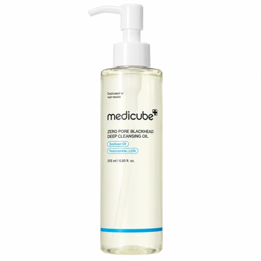زيت ميديكيوب زيرو بور للتنظيف العميق وإزالة الرؤوس السوداء – 205 مل Medicube Zero Pore Blackhead Deep Cleansing Oil – 205ml