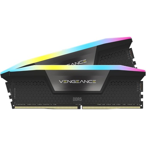 رام Corsair Vengeance RGB 64GB (2x32GB) DDR5 CL38 6000MHz Black Corsair Vengeance RGB 64GB (2x32GB) DDR5 CL38 6000MHz Black