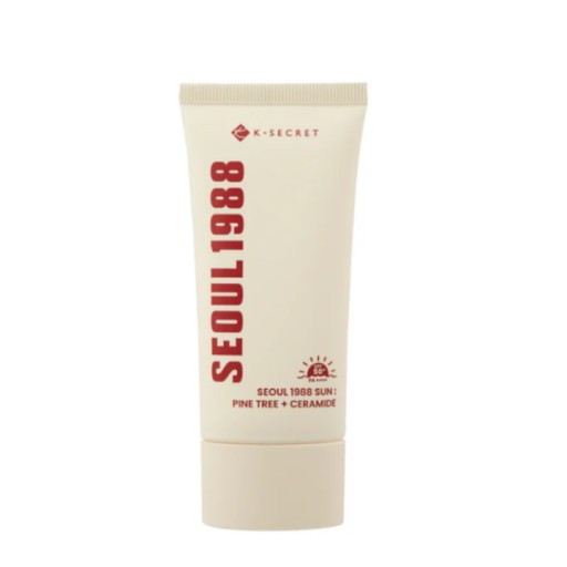 واقي شمس كي سيكريت بالصنوبر والسيراميد - 50 مل K-Secret Seoul 1988 Sun Pine Tree + Ceramide sunscreen