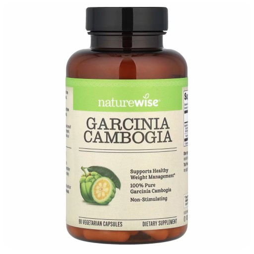 جارسينيا كامبوجيا 500 مل 90 حبة نباتية لشركة NatureWise Garcinia Cambogia, 90 Vegetarian Capsules NatureWise