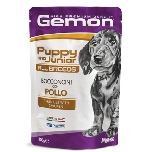 Gemon للجراء والكلاب الصغيرة - لحم الدجاج Gemon Puppy & Junior Chicken