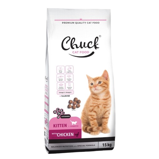 Chuck کتن دجاج Chuck Kitten