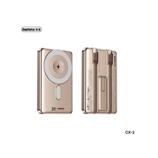 باور بنك ريماكس CX-02 بسعة 10000 مللي أمبير ( ضمان سنتين ) Remax CX-02 Power Bank – 10,000mAh – 2-Year Warranty