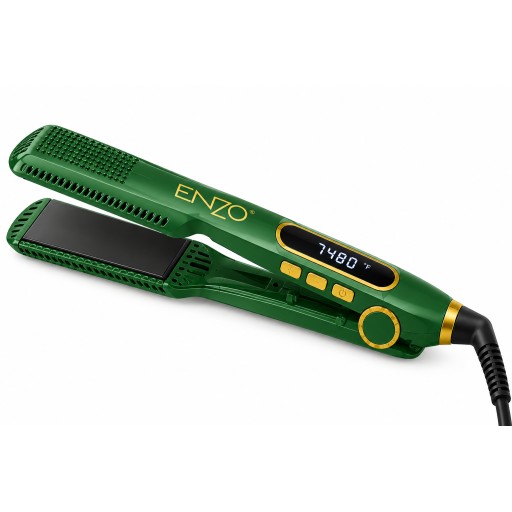 كاوية شعر اينزو ENZO Professional  الاصلي مع سيروم فيتامين C ENZO Professional Hair Straightener with Vitamin C Serum