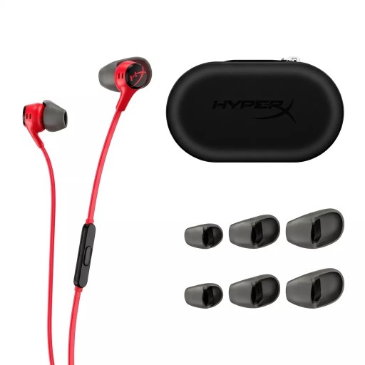 سماعات أذن HyperX Cloud Earbuds 2 – أحمر HyperX Cloud Earbuds 2 - Red