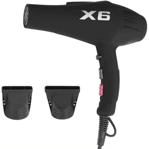 مجفف وشسوار الشعر الاحترافي بقوة 2800واط  X6 2400W Professional Hair Dryer and Blow Dryer X6
