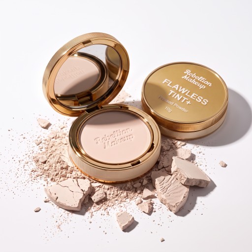ريبيليون ميكاب باودر مضغوط للبشرة REBELLION MAKEUP Flawless Tint+ Pressed Powder