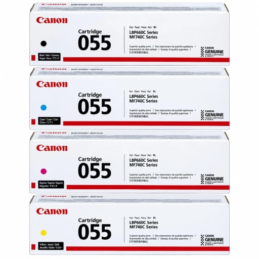 كاترج سيت حبر Canon 055 اصلي Genuine Canon 055 Ink Cartridge Set