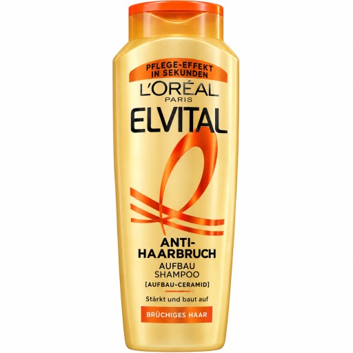 شامبو لوريال باريس إلفيتال المضاد لتكسر الشعر بالسيراميد L’Oréal Paris Elvital Anti-Haarbruch Aufbau Shampoo