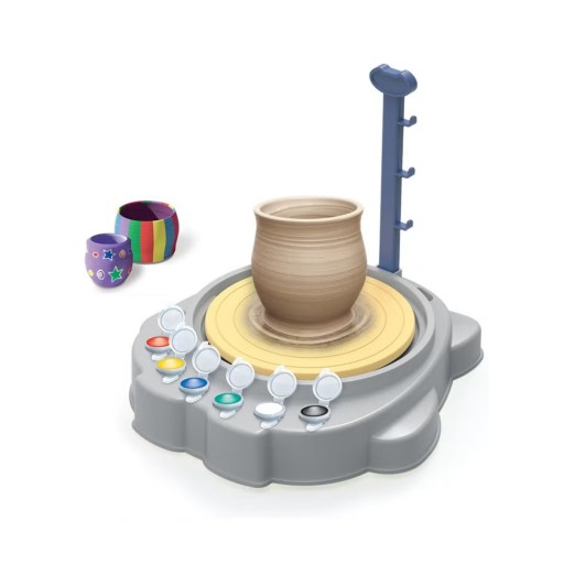 لعبة عجلة الفخار ZY110 لتنمية إبداع ومهارات الطفل ZY110 Pottery Wheel Game for Developing Children's Creativity and Skills
