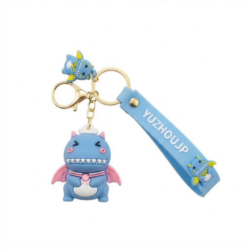 ميدالية مفاتيح كرتونية أصلية بتصميم خيالي مميز An original cartoon keychain with a distinctive, imaginative design.