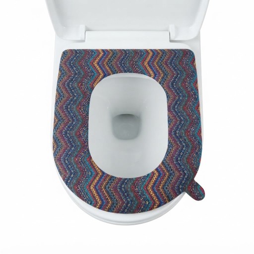 تلبيسة مقعد حمام عالمية ناعمة ومريحة لجميع الفصول Soft and comfortable universal toilet seat cover for all seasons.
