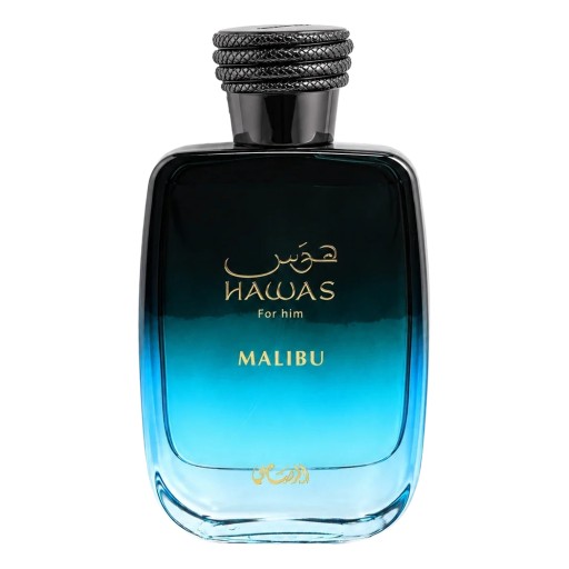 الرصاصي هوس ماليبو – أو دو بارفيم – للرجال Rasasi Hawas Malibu – Eau de Parfum – For Men