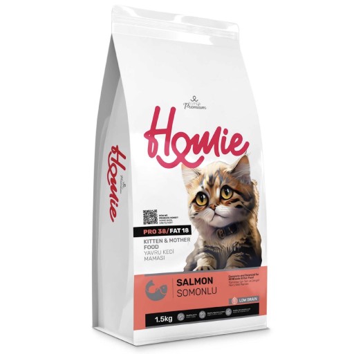 Homie Kitten & Mother سمك السلمون Homie Kitten & Mother Salmon
