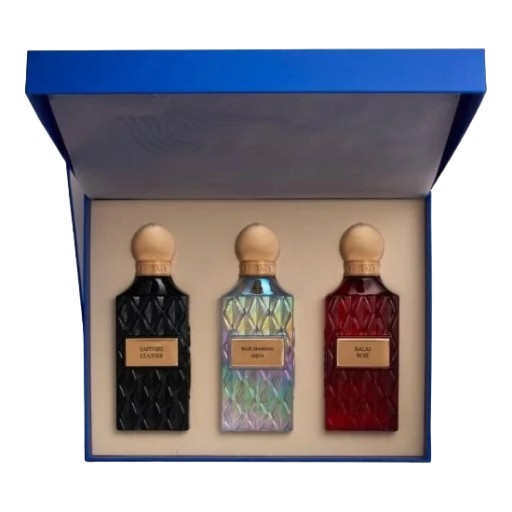 إبراق مجموعة دايموند بلو بوكس – أو دو بارفيم – مجموعة للجنسين IBRAQ Diamond Collection Blue Box – Eau de Parfum – Unisex Gift Set