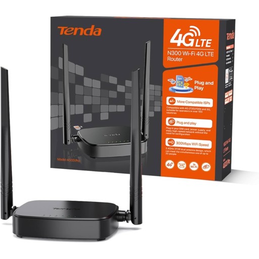 راوتر Tenda 4G03 Pro N300 4G LTE Tenda 4G03 Pro N300 Wi-Fi 4G LTE Router