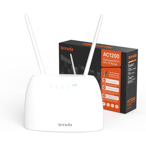 راوتر Tenda 4G07 AC1200 ثنائي النطاق 4G LTE Tenda 4G07 AC1200 Dual-Band Wi-Fi 4G LTE Router