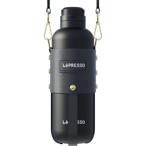 قنينة حرارية LePresso ThermaTrail 650 مل مع حزام كتف قابل للفصل LePresso ThermaTrail 650ml Thermos Bottle with Crossbody Strap