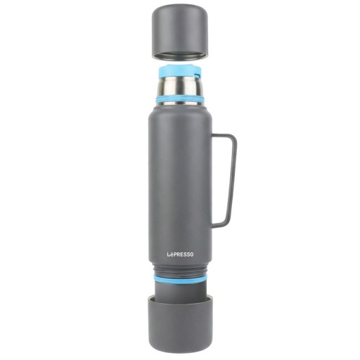 ترمس ليبريسو فاكافلو معزول فراغي 1200 مل - رمادي LePresso Vacaflow 1200ml Double Wall Vacuum Insulated Bottle - Grey