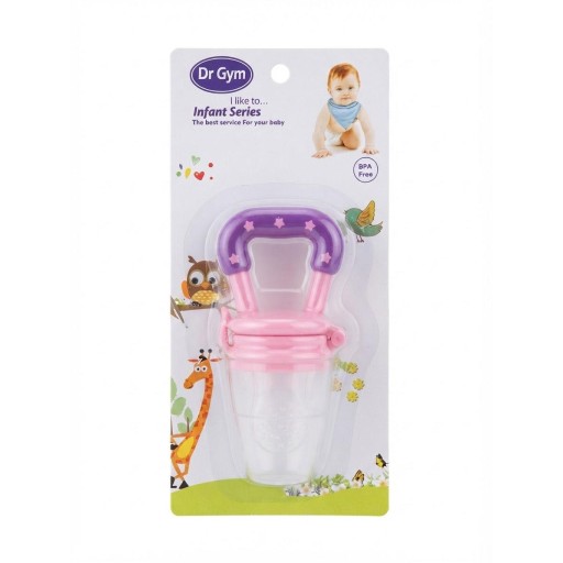 لهاية وعضاضة إطعام الفواكه والخضار سيليكون للأطفال من Dr Gym Dr Gym Baby Silicone Fruit Feeder & Food Nibbler