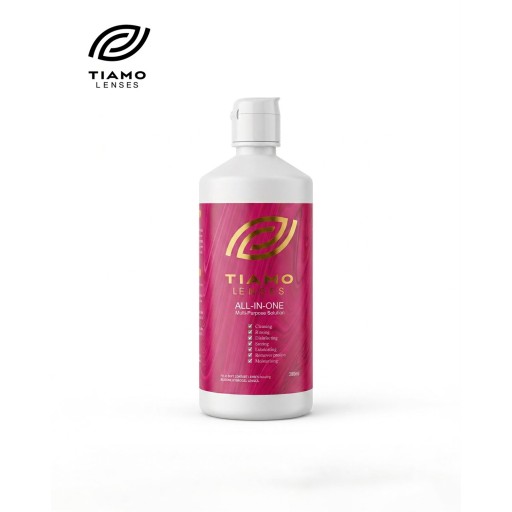 سائل العدسات اللاصقة 360 مل Contact lens solution 360 ml Tiamo