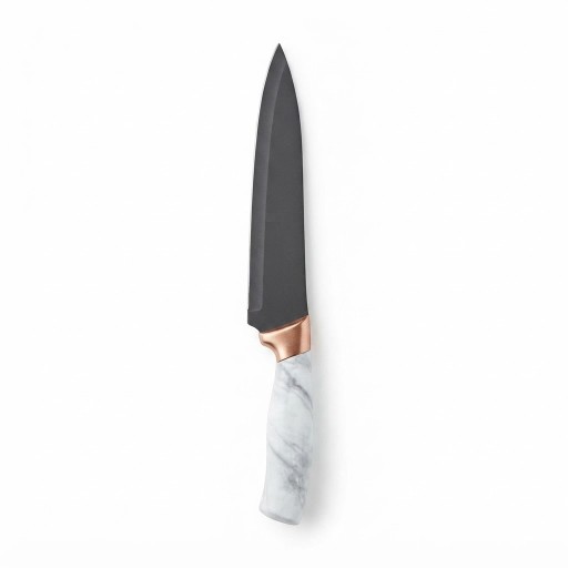 سكين 20 سم XKidware 65571 مسننة بتصميم رخامي أنيق XKidware 65571 20cm Serrated Knife with an Elegant Marble Design