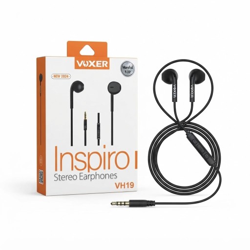 سماعة VOXER VH19 ستيريو بميكروفون مدمج VOXER VH19 Stereo Headphones with Built-in Microphone