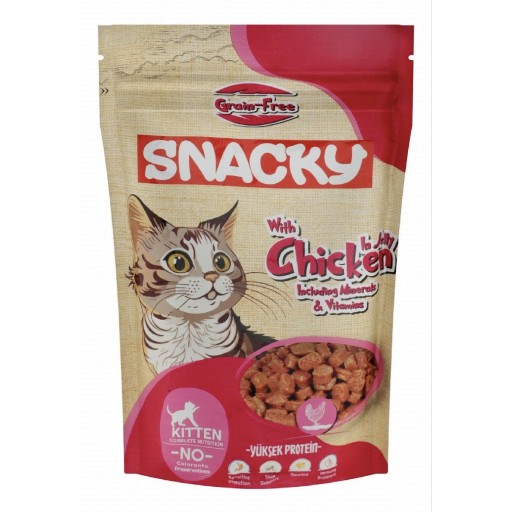 Snacky Kitten دجاج في الجيلي Snacky Kitten Chicken in Jelly