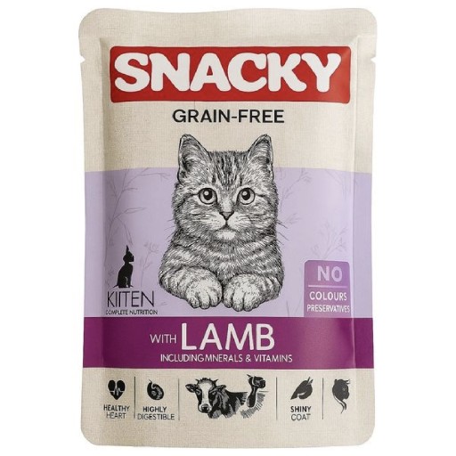 Snacky کتن خروف Snacky Kitten Lamb