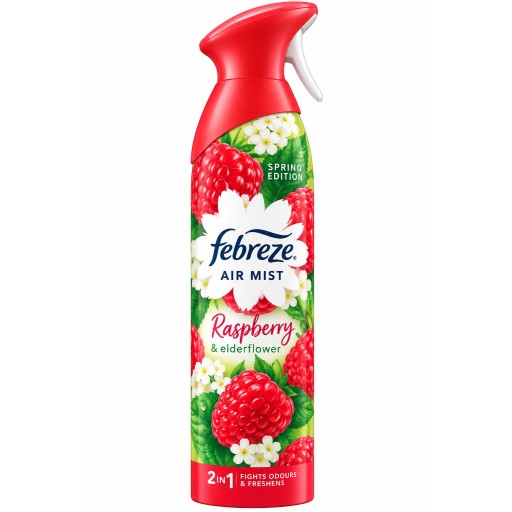معطر جو فيبريز Air Mist برائحة التوت وزهرة البَلسان – إصدار الربيع Febreze Air Mist Raspberry & Elderflower – Spring Edition