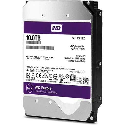 هارد بنفسجي 10 تيرا WD WD Purple 10TB Hard Drive