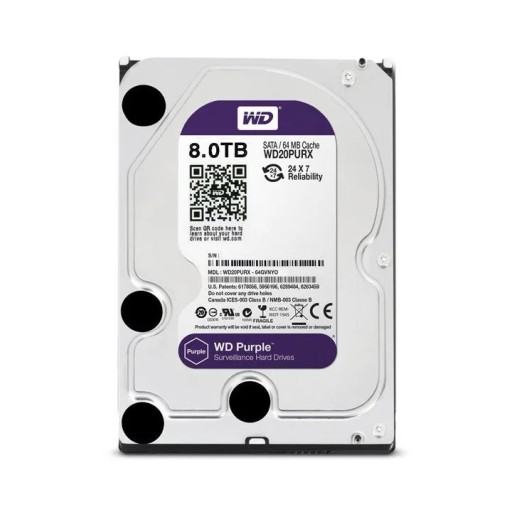 هارد بنفسجي 8 تيرا WD WD Purple 8TB Hard Drive