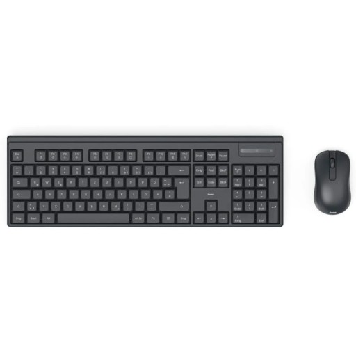 لوحة مفاتيح وماوس لاسلكي عربي انكليزي Hama WKM-100 Wireless Keyboard with Mouse
