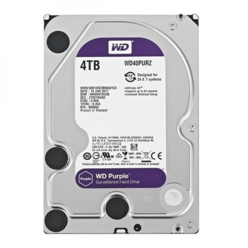 هارد بنفسجي 4 تيرا WD هارد بنفسجي 4 تيرا WD